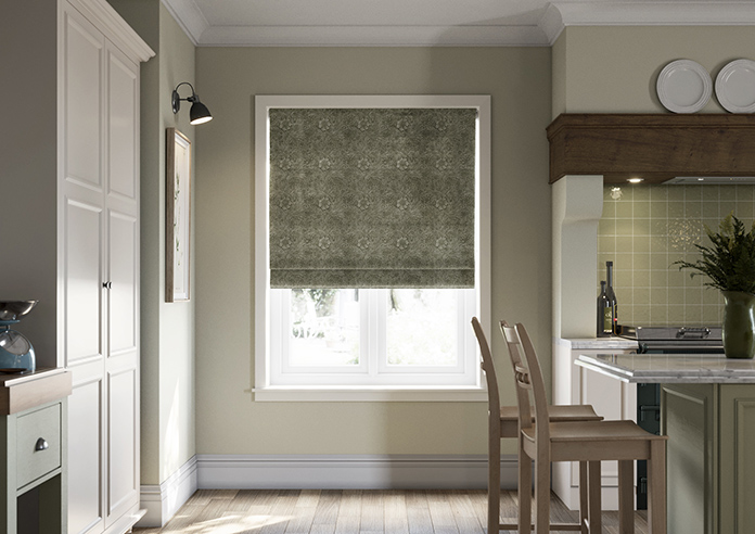 William Morris Marigold Velvet, Sage - Roman Blind - Image 3